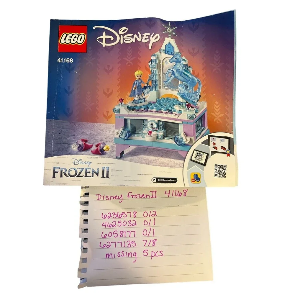 Lego Disney Frozen‎ II Lot of 3 Elsa 41164 41166 & 41168 Read